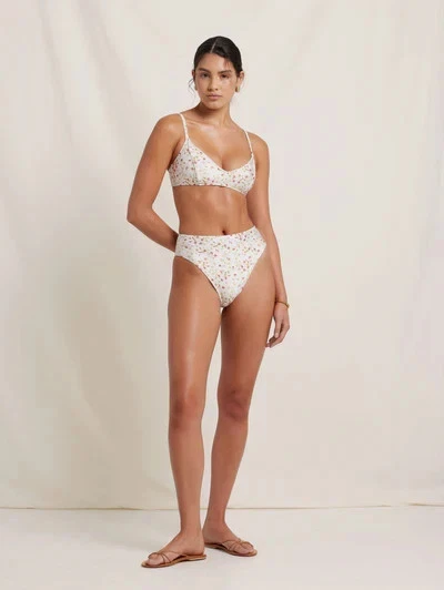 Peony Rosie Women’s Floral String Bikini Set Two Piece Swimsuit Triangle Top XS - Image 3 of 4