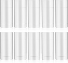 10 Pcs 75Ml/2.5Oz Empty Deodorant Containers Plastic Twist-Up Filling Stick Refi