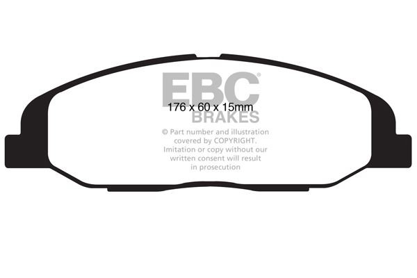 EBC PD03KF275 HIGH PERFORMANCE BRAKE KIT Front