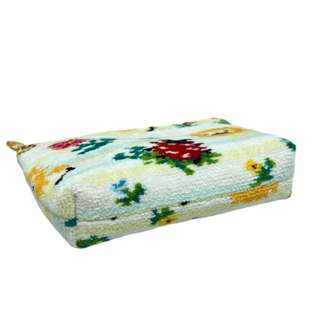 Feiler Pouch - White Yellow Multi Barneys Newyork… - image 3