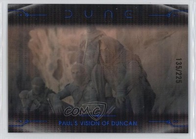2024 Topps Chrome Dune Blue Sonar Refractor /225 Paul's Vision of Duncan #41 1w3