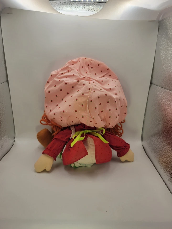 "Muñeca Kenner Strawberry Shortcake Rag 1980 16"" vestido original Hong Kong vintage" Foto 4 de 4