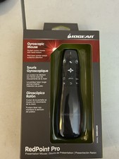 IO Gear GME430R RedPoint Pro Gyroscopic Mouse Wireless Black NEW