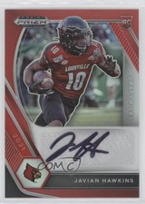 2021 Panini Prizm Draft Picks Red 6/199 Javian Hawkins #DPA-JAH Auto 0c2