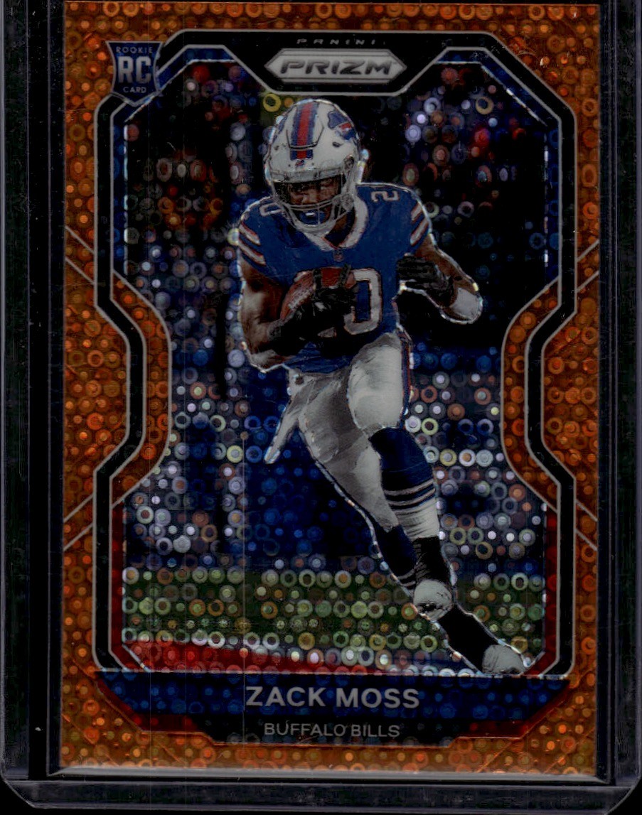 2020 Panini Prizm Prizm Disco #311 Zack Moss Buffalo Bills Rookie