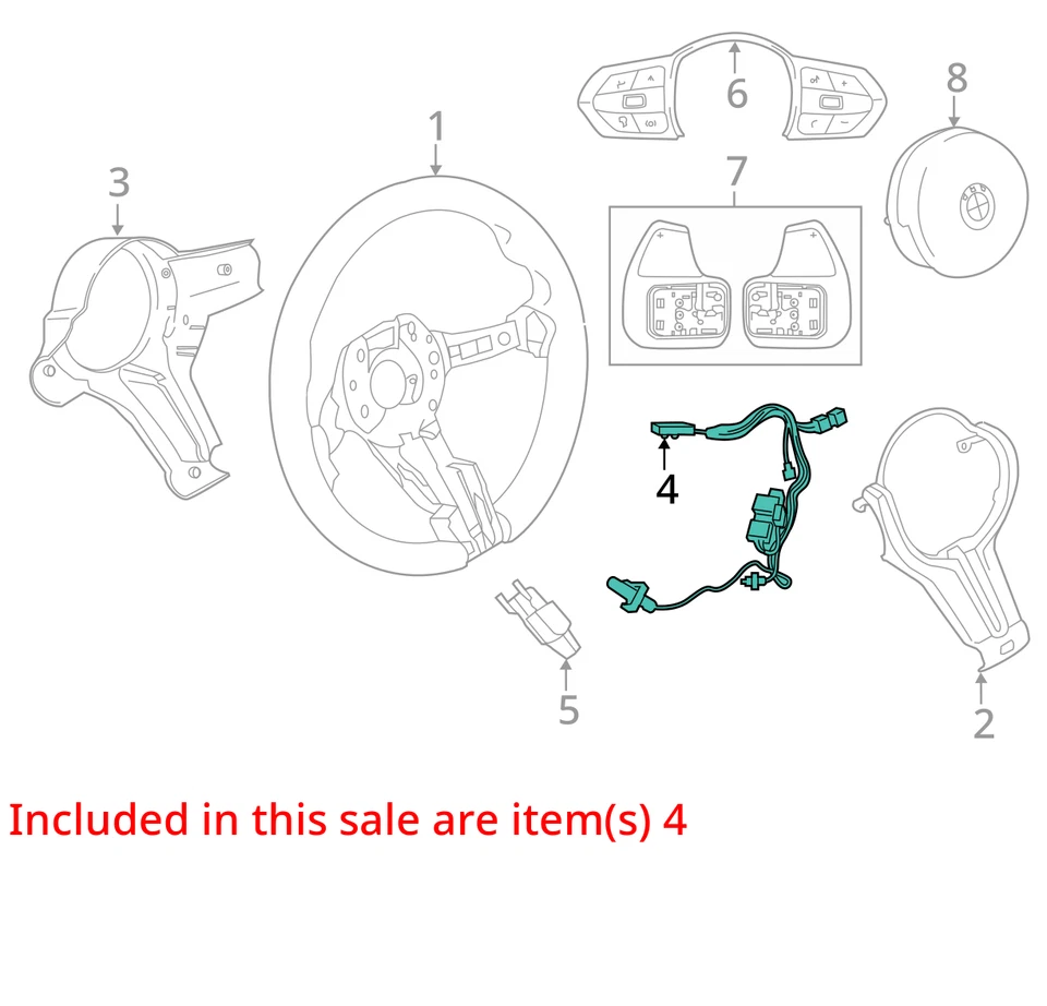 BMW M3 M4 F80 F82 2015-2019 volante equipamiento M, 32307848337 Foto 3 de 4