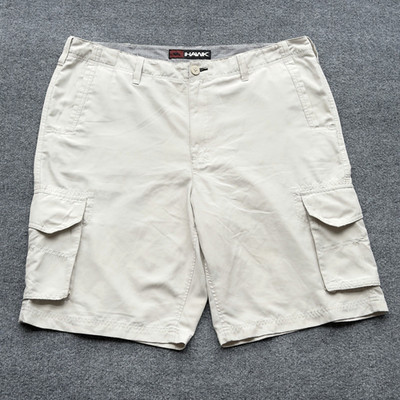 パンツ 90s tony hawk check baggy cargo shorts Vintage Tony Hawk Men's Cargo Shorts Khaki Size 40 Streetwear