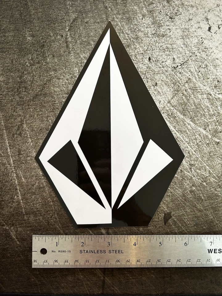 VOLCOM STICKERS 8” XL Size SURFING Stickers Oakley RVCA Skateboard Snowboarding - Image 3 of 4