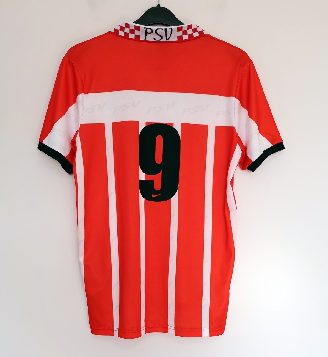 PSV Eindhoven 1995/96 Home 9 Ronaldo Authentic Replica Football T