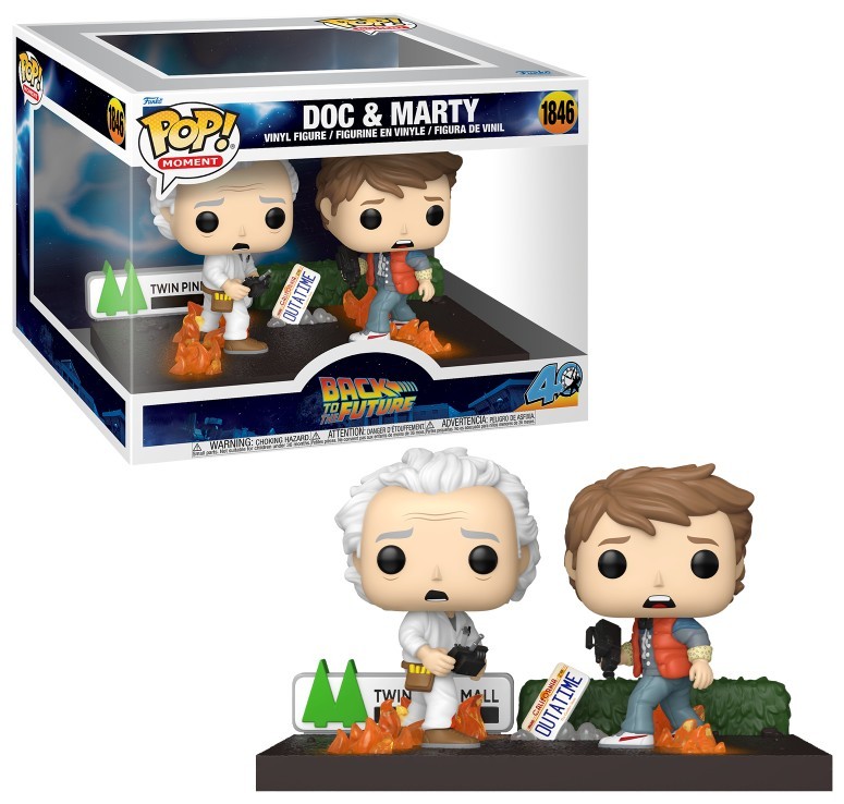 Doc & Marty (Back to the Future) Funko Pop! Moment