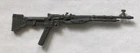1987 G.I. Joe Accessory Pack rifle gray ARAH  ‘Iceberg mold’