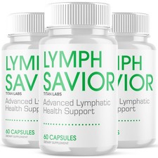 3 Pack Lymph Savior Pills Advanced Wellness Support Supplement 180 Capsules