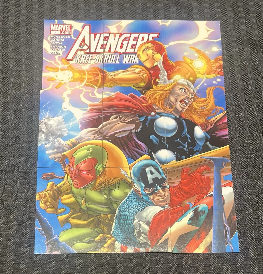 Marvel Avengers Kree-Skrull War Cover (C1-C9) 9 Card Complete Set - Image 2 of 4