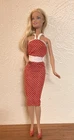 Vintage Barbie Best Buy Fashions Red And White Dot Dress Redress Doll B37