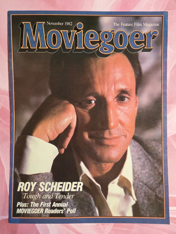Moviegoer V.1 #11- Nov 1982, Roy Scheider, Jessica Harper, Movie Magazine VG/FN!