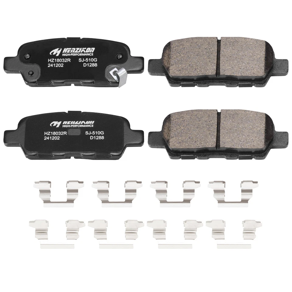 Pastillas de freno delanteras y traseras de cerámica para Nissan Máxima Murano 2004-2008 Foto 2 de 4