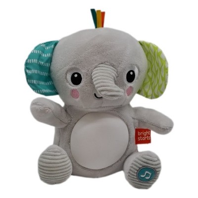 Bright Starts, Hug-a-Bye Baby Kuscheltier Elephant mit Lichtern, Melodien, unter