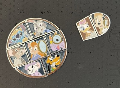 Disney Parks Daring Detectives WDW Mystery Pins