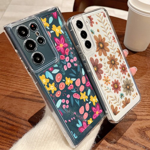 Phone Case For Samsung Galaxy A17 A16 A26 A56 A36 A55 A25 A54 Flower Clear Cover - Picture 6 of 19