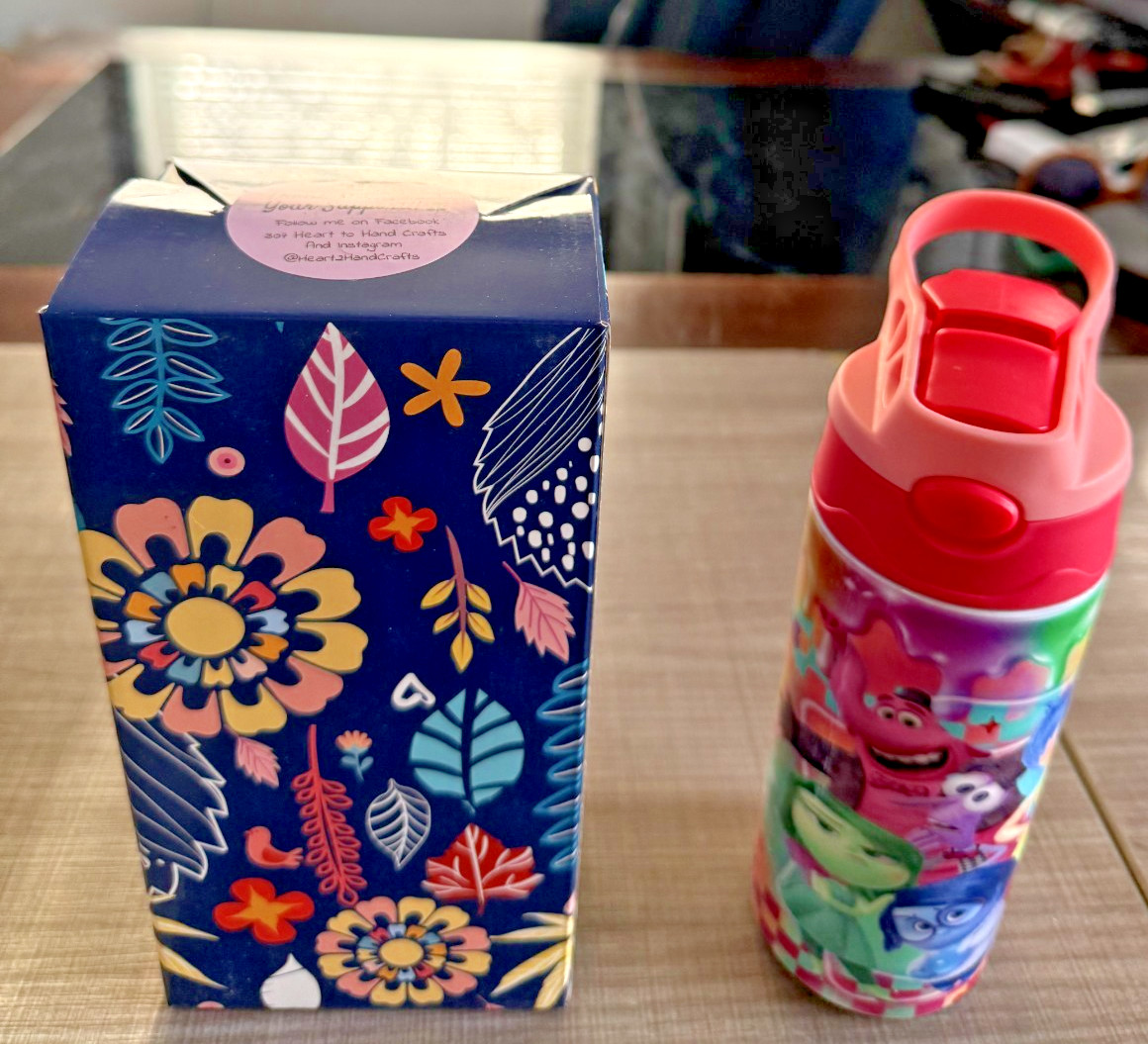 12oz Stainless Steel Flip-Top Sippy Kids Water Bottle Tumble