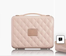 Glo Tech Beauty Case with LED Mirror Pink New in Box