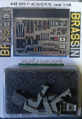 eduard 648009 1/48 Aircraft- F4C/D/E/F/G Seat for Hasegawa (Photo-Etch & Resin)