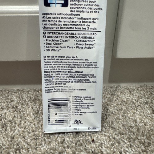 Oral-B Testina di Ricambio per Spazzolino Elettrico - 1 Conteggio - Foto 4 di 6