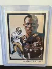 Upper Deck 1992 Pat Swilling New Orleans Saints NFL Base Set Card #97