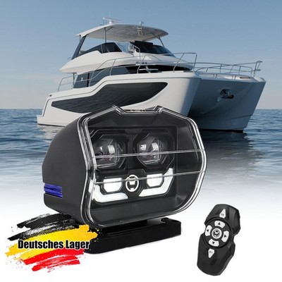 für Off Road LKW Boot Yacht LED Suchscheinwerfer Wireless Spotlight 360° drehbar