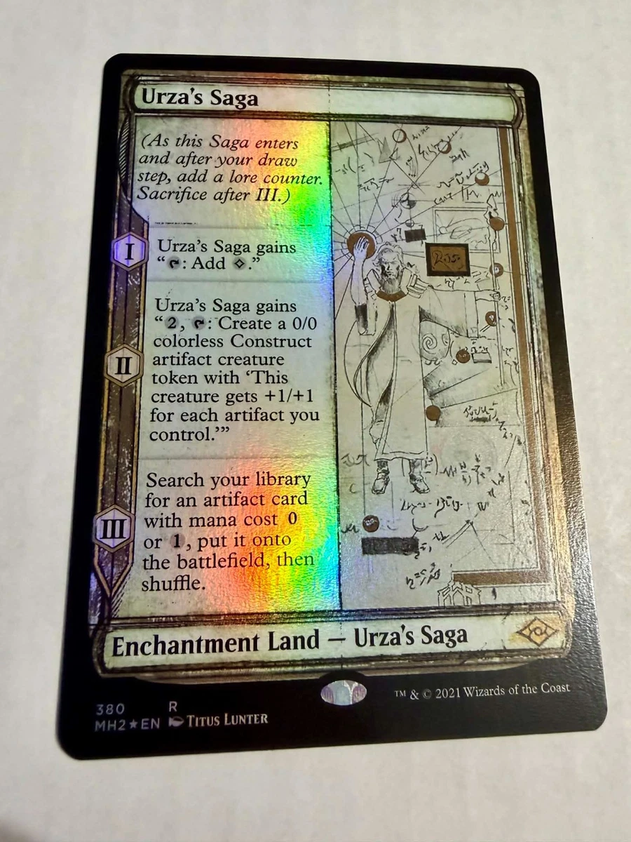 Land Foil Magic: The Gathering Trading Card Games Urza's Saga