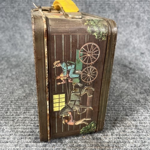 Bonanza TV Show 1960s Vintage Aladdin Metal Lunchbox No Thermos Rare Classic TV - Picture 3 of 8