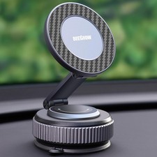 Magnetic Car Phone Holder for Magsafe, Alloy 360  Folding Cell Carbon Fiber