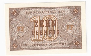10 Pfennig o.D. BRD 67 (Ro. 315) kfr.