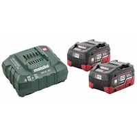 Metabo 685122000 Basic-Set 2 X Lihd 5.5 Ah Werkzeug-Akku Und LadegeräT 18 V ...