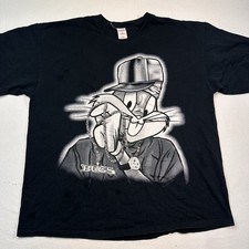 VTG Looney Tunes Men's T-Shirt Bugs Bunny By Freeze Rap Hip Hop 2XL