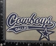 DALLAS COWBOYS IRON ON EMBROIDERED PATCH