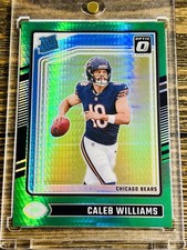 2025 Panini Donruss Optic Caleb Williams Green Hyper Rated Rookie Bears RC