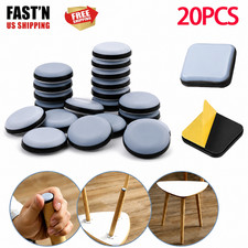 20Pcs Chair Leg Feet Pads Glides Sliders Furniture Table Floor Protectors25X25MM