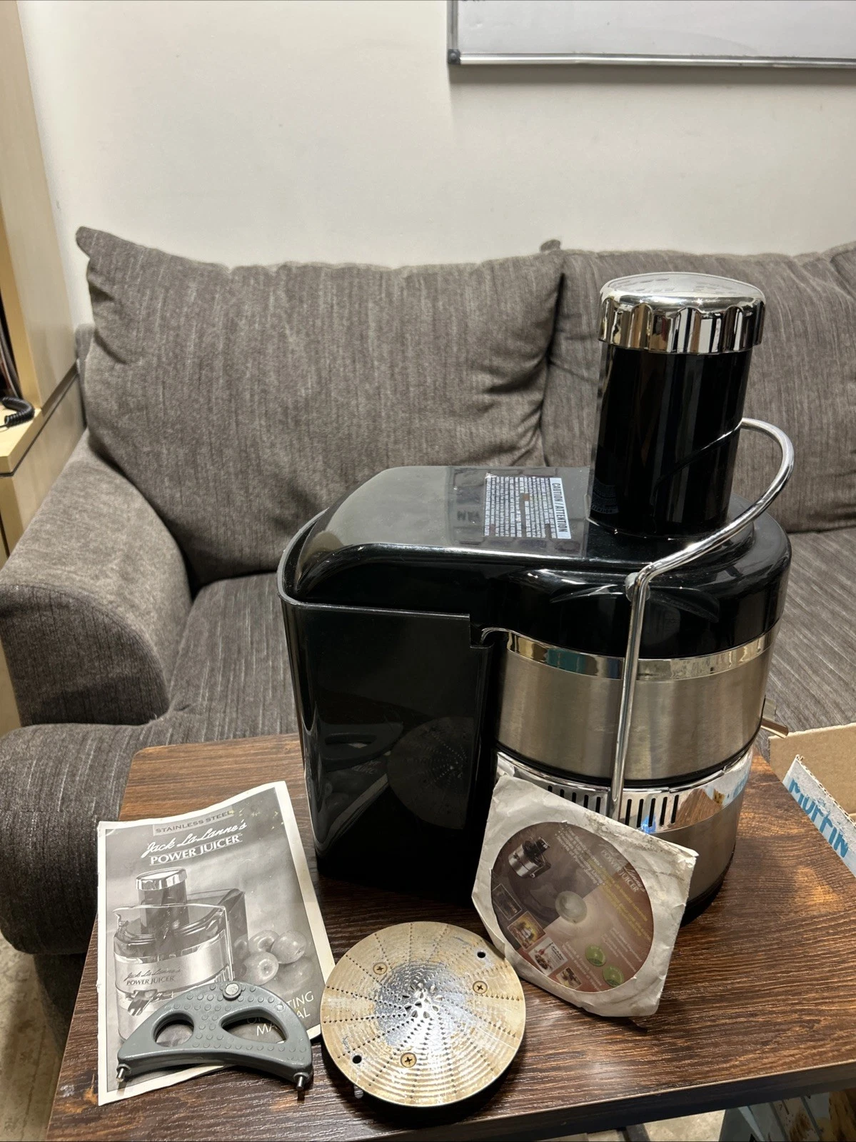 Jack LaLanne's Juice Machine Extractor Power Juicer MT-1000 Stainless