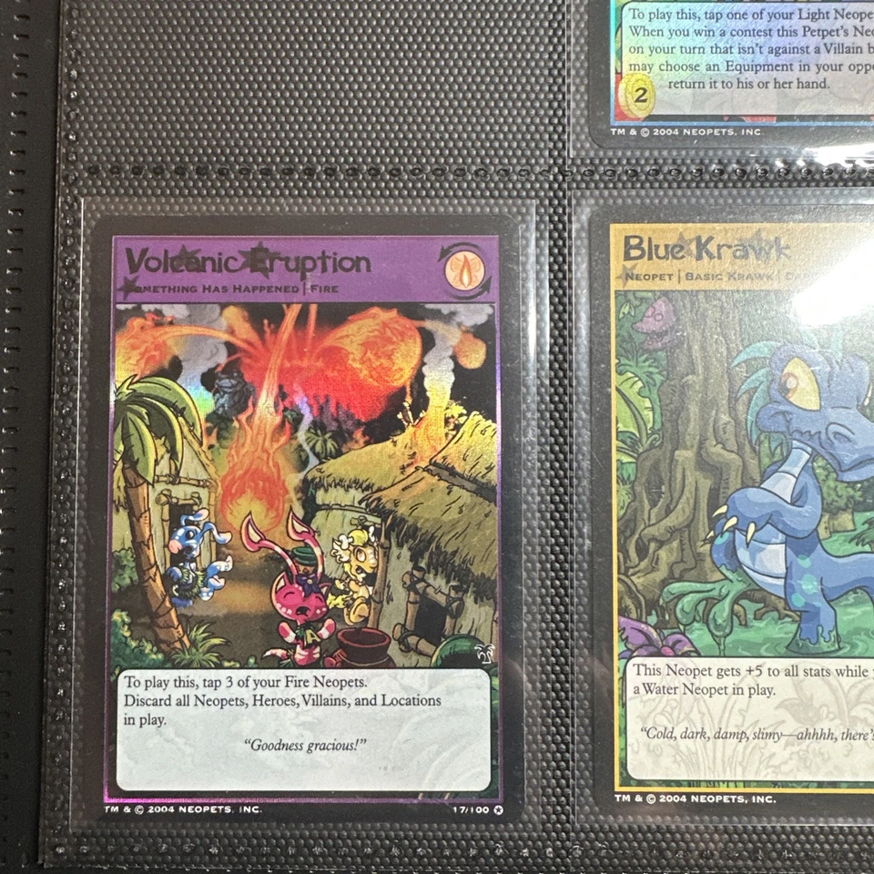 Neopets TCG /200 Mystery Island Pick Your Card Base Rare Holo Common - Image 2 of 4