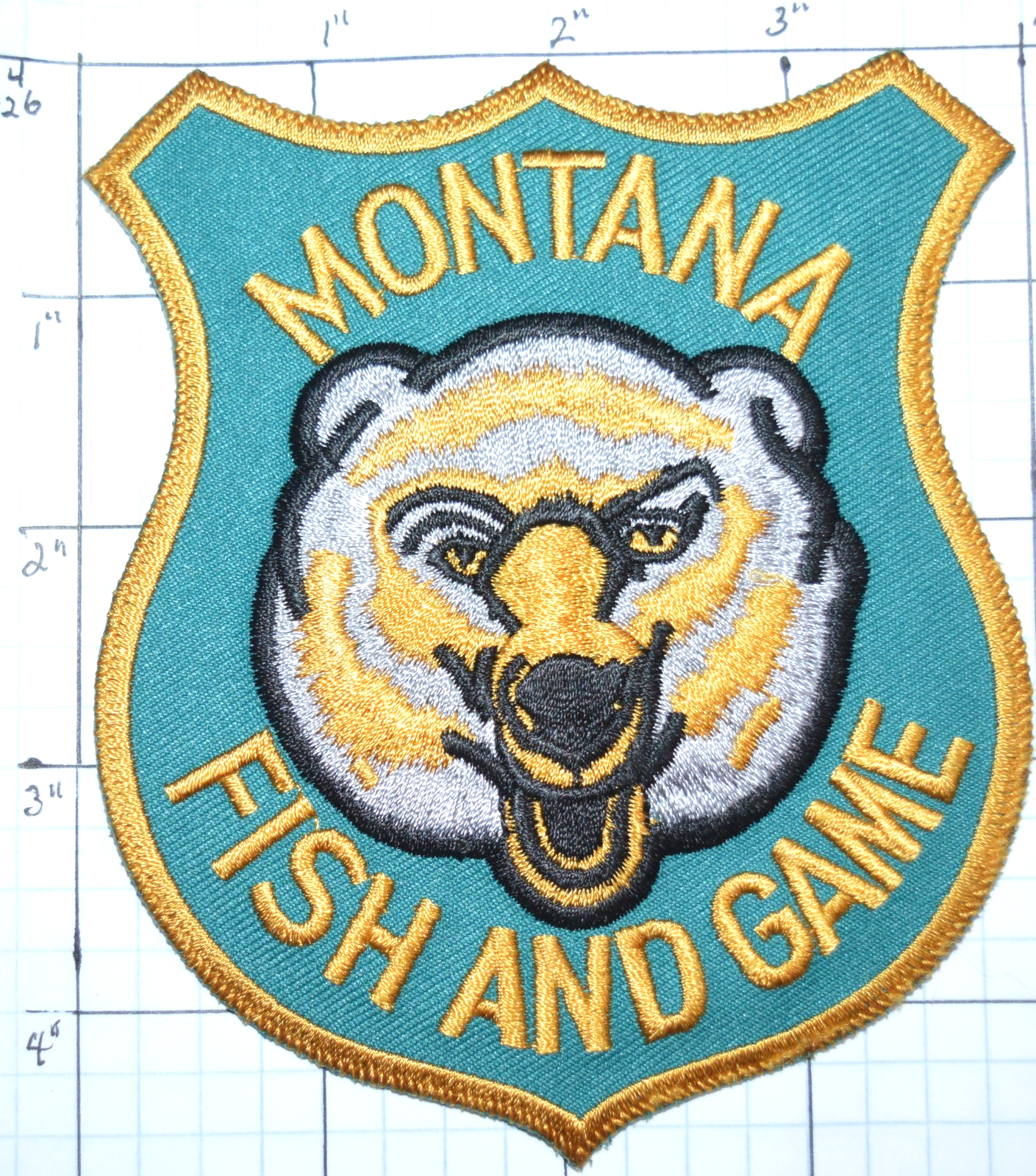 MONTANA FISH AND GAME POLICE GAME WARDEN BEAR PATCH | eBay