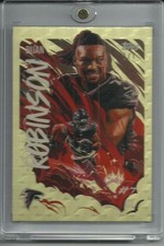 2025 Topps Chrome Football Bijan Robinson # UV-18 Ultraviolet 1/1 Superfractor