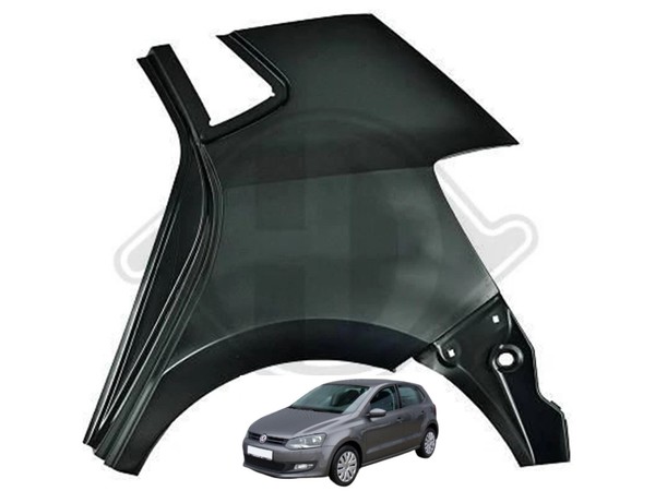 Seitenwand Hinten Links FüR Vw Polo 6R+6C 2009-2017 KotflüGel Hinten 5-TüRer-image