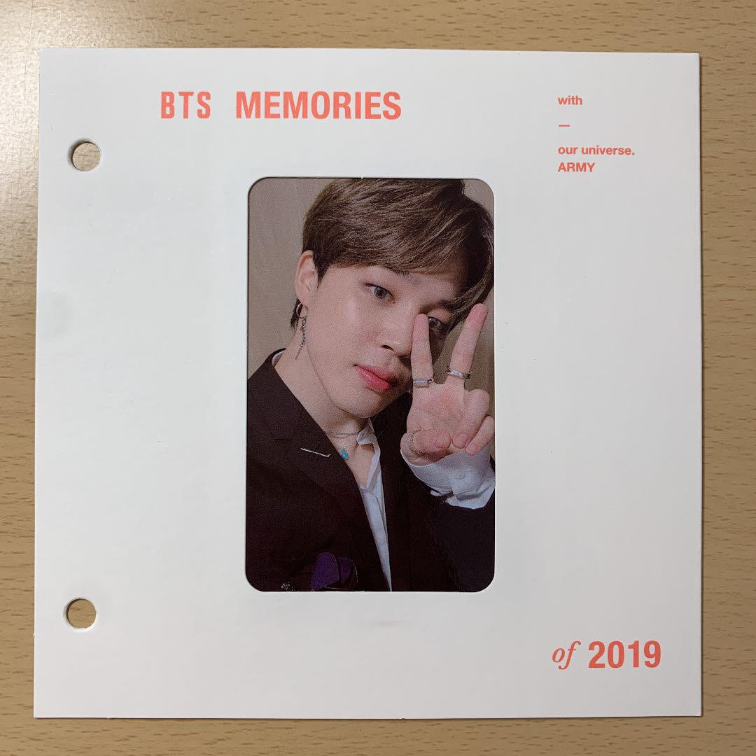 bts memories メモリーズ　2019 Blu-ray トレカ　ジミン Bts Memories2019 Blu-Ray Jimin Trading Card Official | eBay