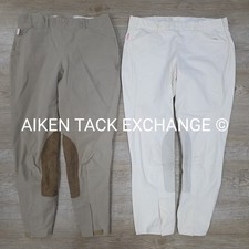 BARGAIN BUNDLE: 2 Tailored Sportsman Side Zip Knee Patch Breeches Size 32R  32L