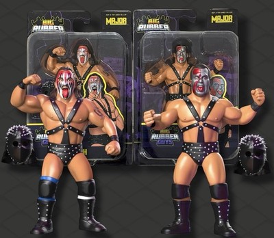 WWF Demolition Smash & Ax LJN Style Figure Big Rubber Guys 🚨 Fast