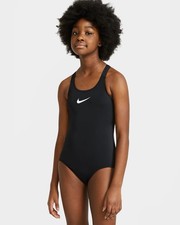 Nike Essential Girl's Racerback 1-Piece Swimsuit - Black NESSB711-001 SIZE SMALL
