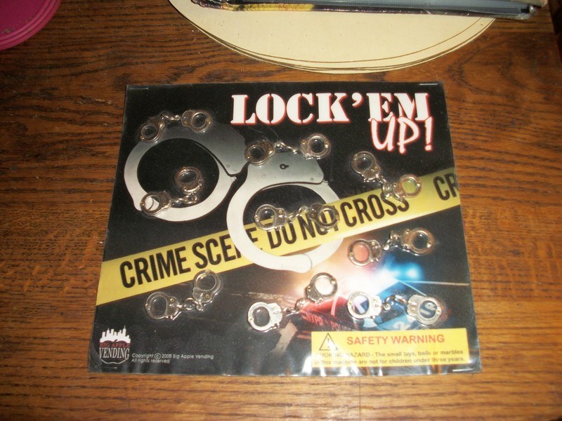 gumball backer board handcuffs
