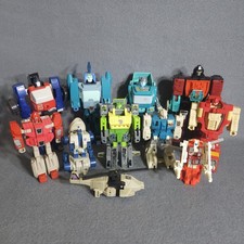 Vintage Transformers G1 Lot 11 Figures Scramble City Combiner Parts Autobots