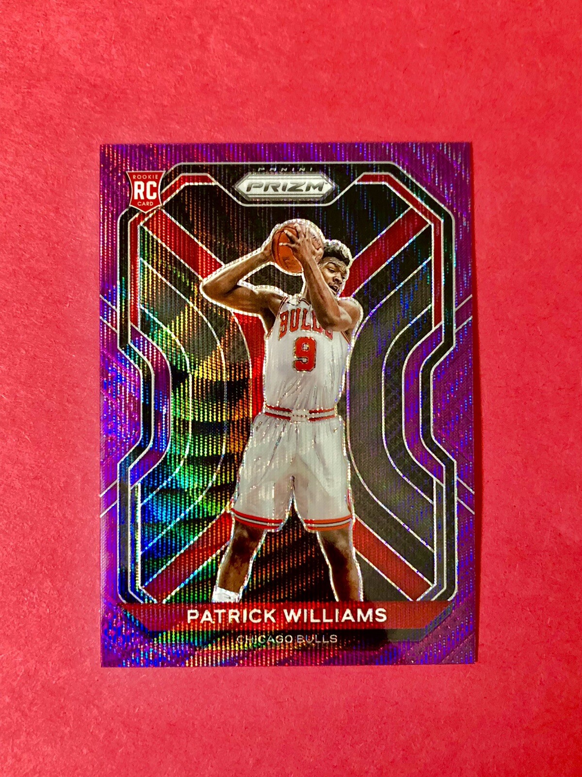2020-21 Panini Prizm Basketball #288 Patrick Williams Purple Wave Prizm RC
